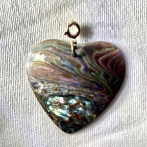 Abalone Heart Pendant